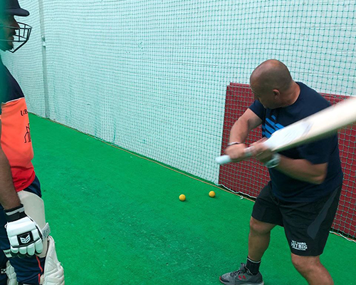 Julian batting demonstration