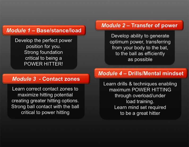 Proragmme Hitting Modules pic